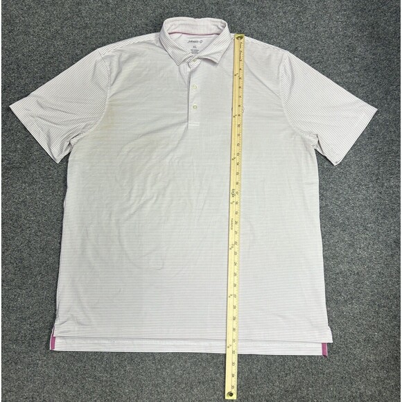 Johnnie-O Golf Polo Shirt Men's XL Short Sleeve Striped Hangin Out Surfing - Picture 6 of 7